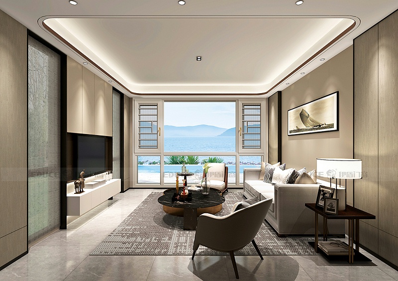 伊盾安全門窗，可拆性安全格，全面提升你的居家生活質(zhì)量！柏林春天平開(kāi)窗-ZJ 110mm 灰色